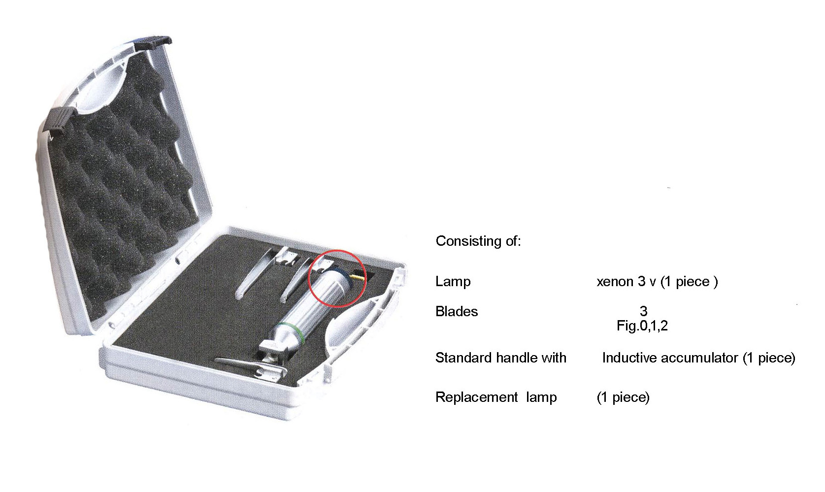 FIBER LARİNGESKOP 3+1 ÇANTALI SET